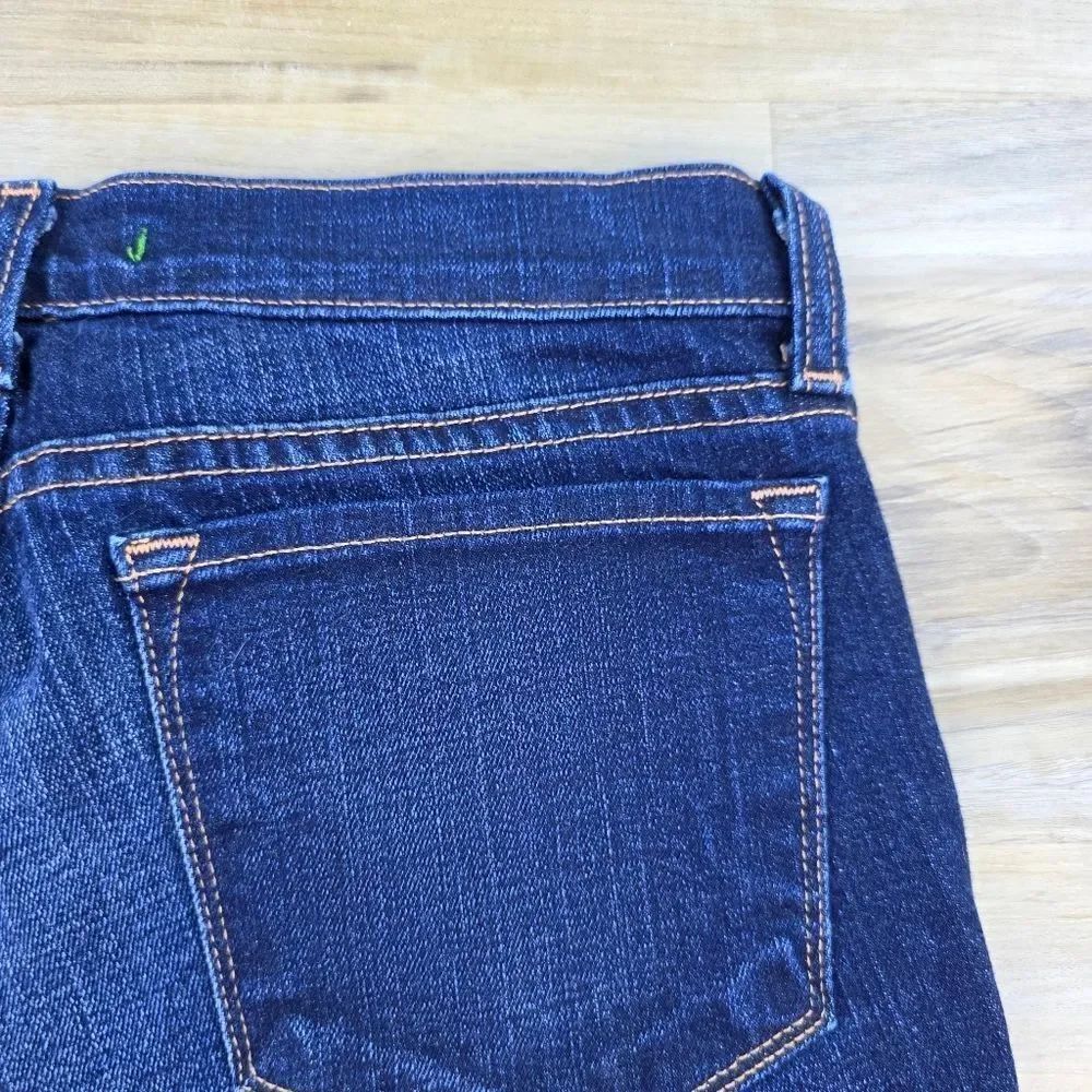 ☔️🔹️J. Brand Blue Raw Hem Denim Shorts Size 6 - Picture 6 of 8